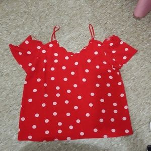 Off the shoulder blouse